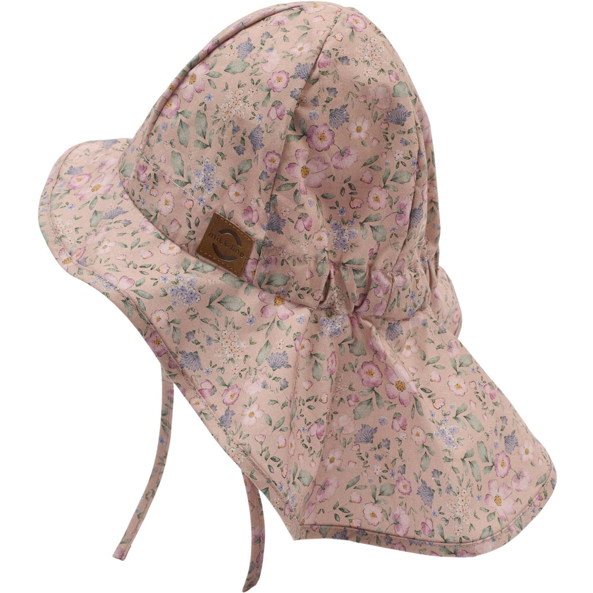 Mikk-Line Buble Flower AOP Summerhat Long Neck AOP