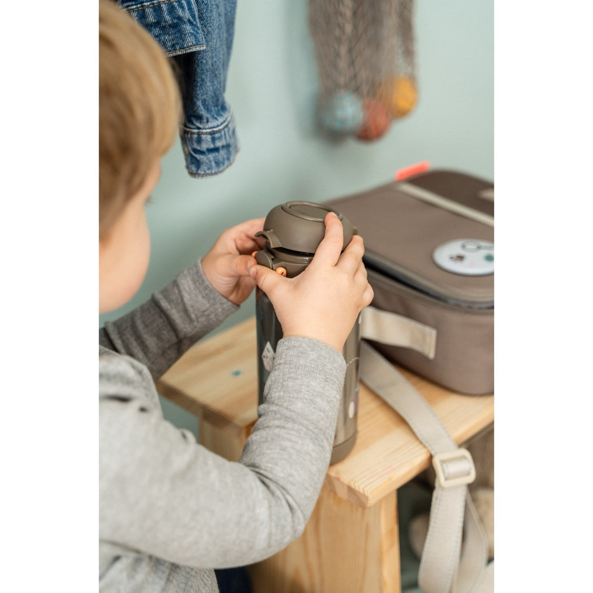 DonebyDeer Sand Tiny Trails Insulated Sugerør Flaske