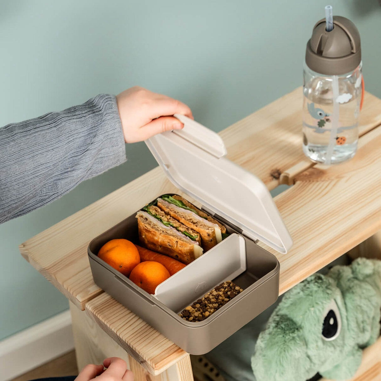 DonebyDeer Sand Tiny Trails Madkasse Med Opdeler