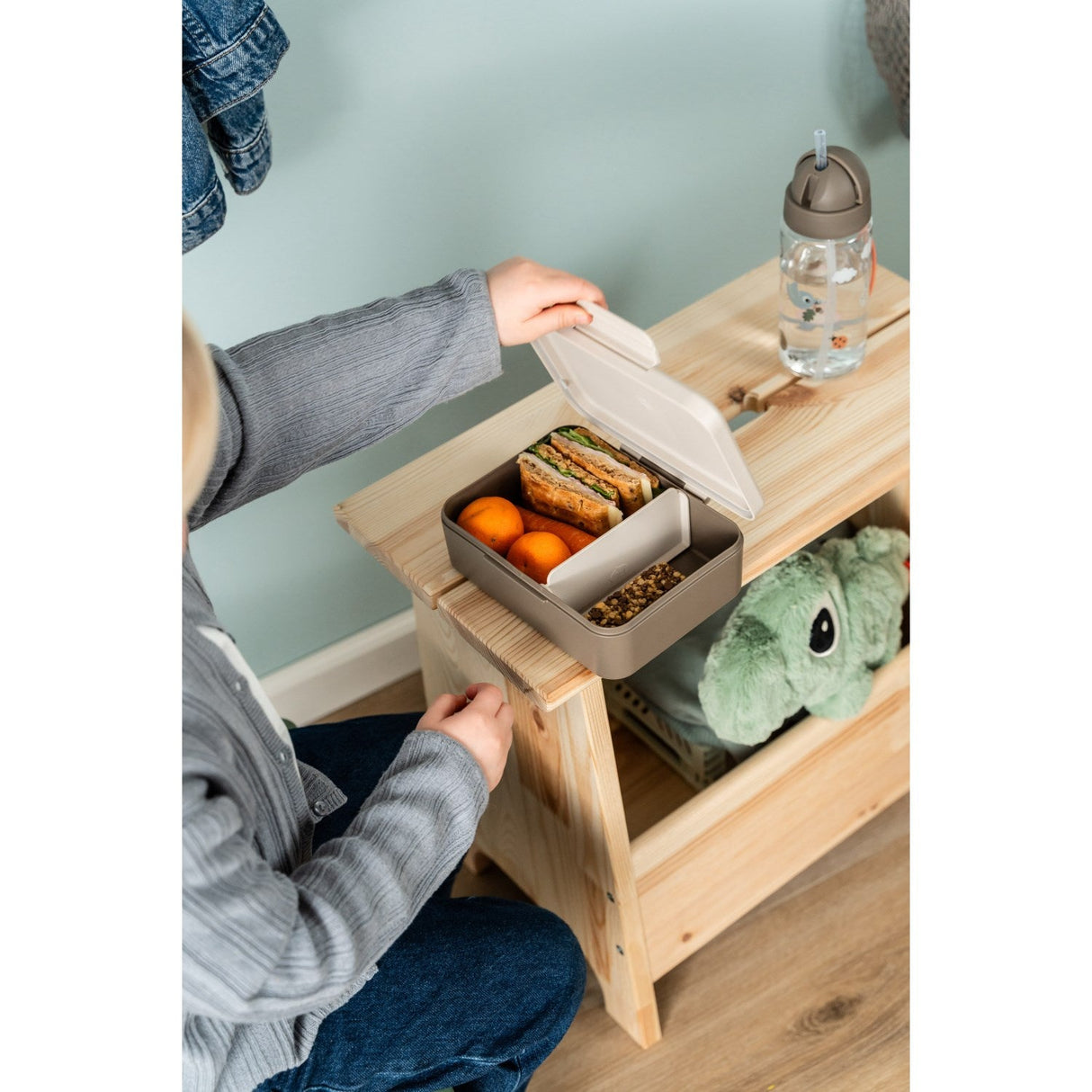DonebyDeer Sand Tiny Trails Madkasse Med Opdeler
