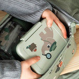 DonebyDeer Green Tiny Trails Tiny Madkasse Med Snack Picks