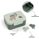 DonebyDeer Green Tiny Trails Tiny Madkasse Med Snack Picks