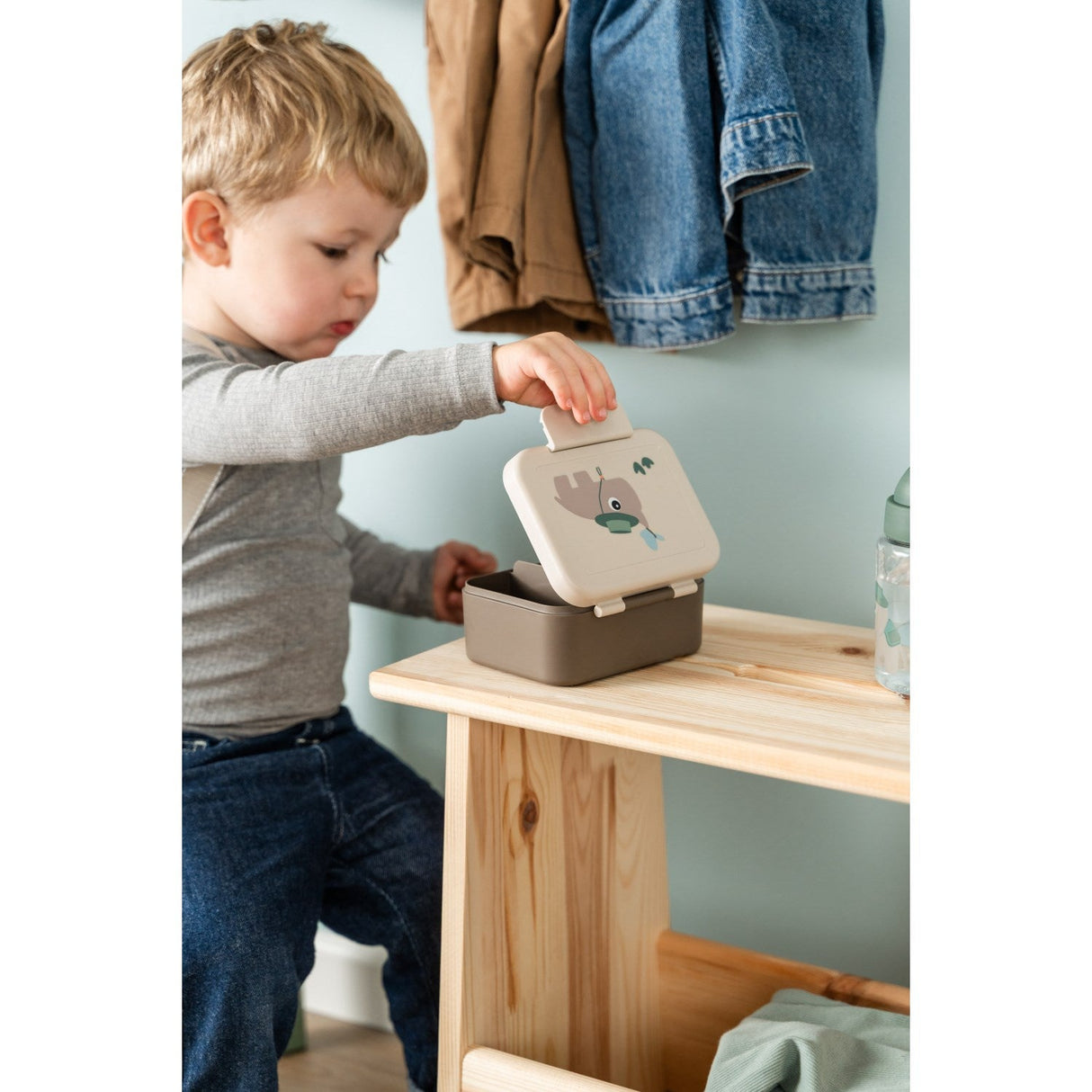 DonebyDeer Sand Tiny Trails Tiny Madkasse Med Snack Picks