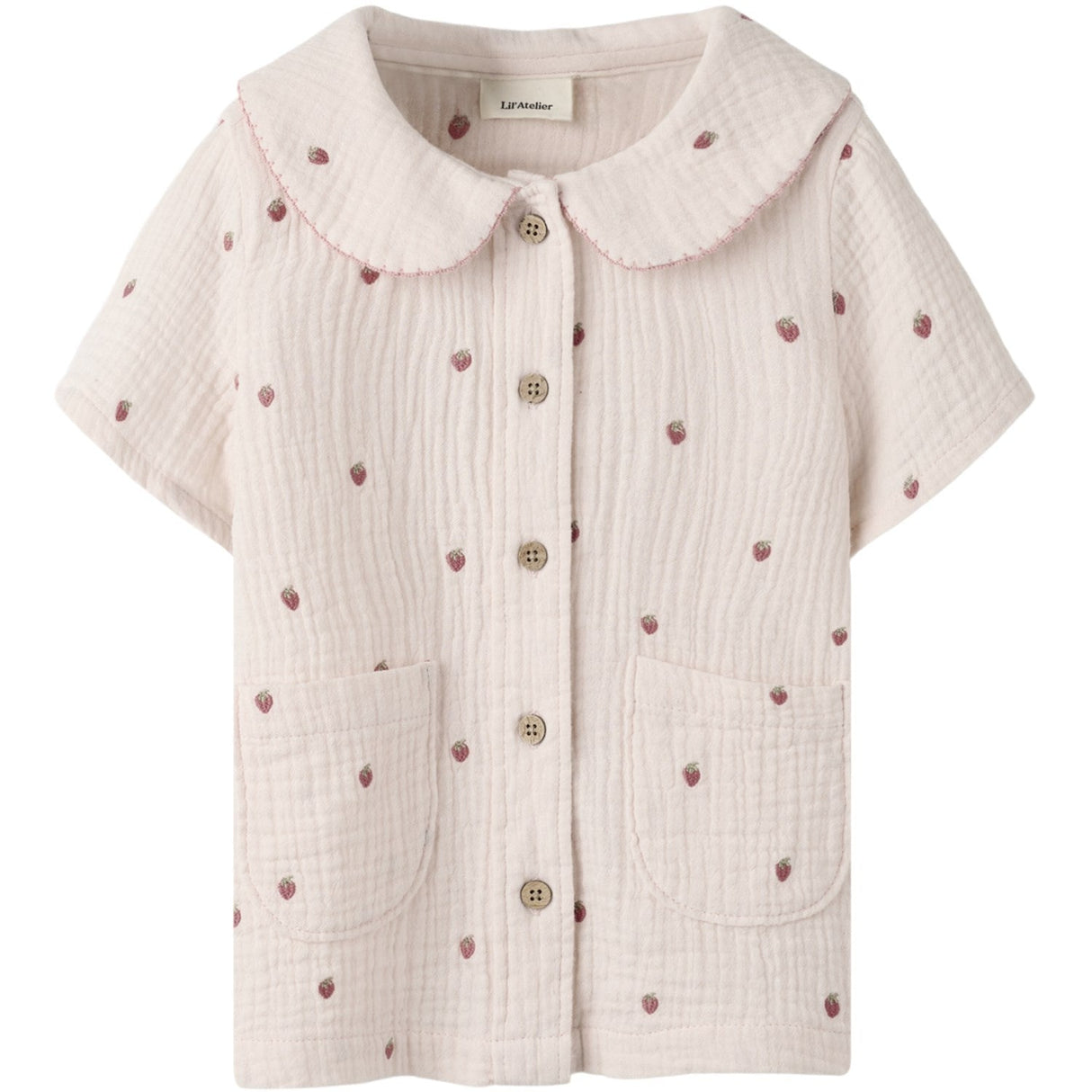 Lil'Atelier Morganite Nmfkamma Ss Loose Skjorte Lil