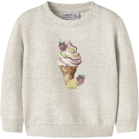 Name It Peyote Melange Nmfjovina Ls Nreg Sweat Unb Box
