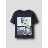 Name It Navy Blazer Nmmmalih Bluey Nreg Ss Top Sky