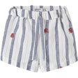 Name It Purple Impression Nmfjelena Shorts