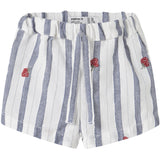 Name It Purple Impression Nmfjelena Shorts