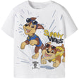 Name It Bright White Nmmmacas Paw Ss Nreg Top Cplg