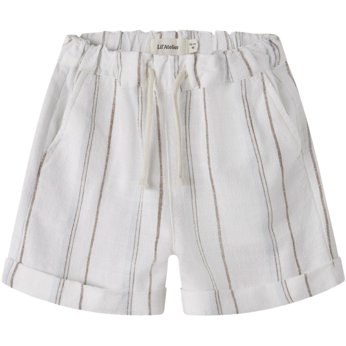 Lil'Atelier Coconut Milk Nmmjeran Loose Shorts Lil