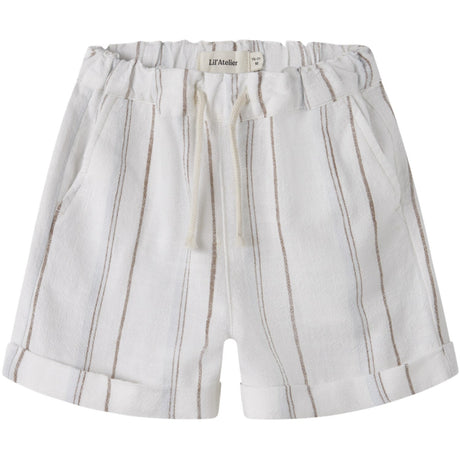 Lil'Atelier Coconut Milk Nmmjeran Loose Shorts Lil
