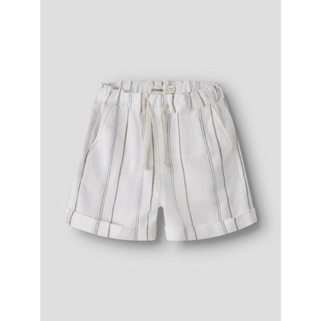 Lil'Atelier Coconut Milk Nmmjeran Loose Shorts Lil