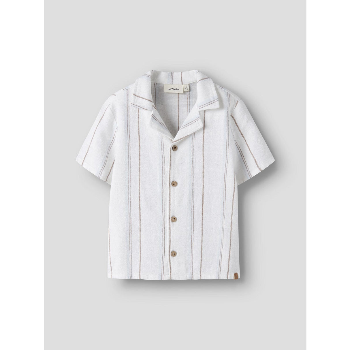 Lil'Atelier Coconut Milk Nmmjeran Ss Loose Skjorte Lil