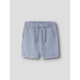 Lil'Atelier Dusty Blue Nmmdias Loe Loose Shorts Lil