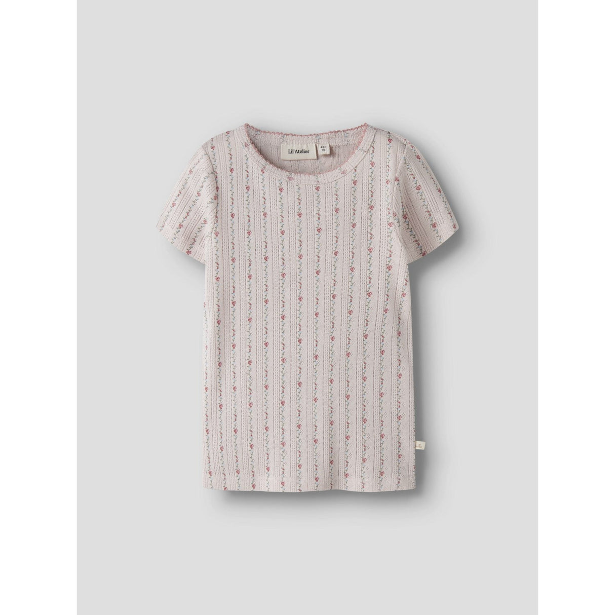 Lil'Atelier Morganite Flower Nmfrachello Dap Ss Slim Top Lil