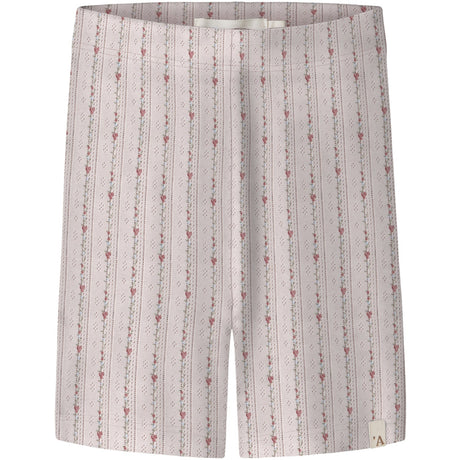 Lil'Atelier Morganite Flower Nmfrachello Duna Slim Biker Shorts Lil