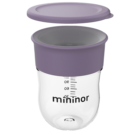 Training cup 220ml Lilac flower