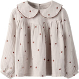 Lil'Atelier Hushed Violet Nmfkamma Ls Loose Skjorte Lil