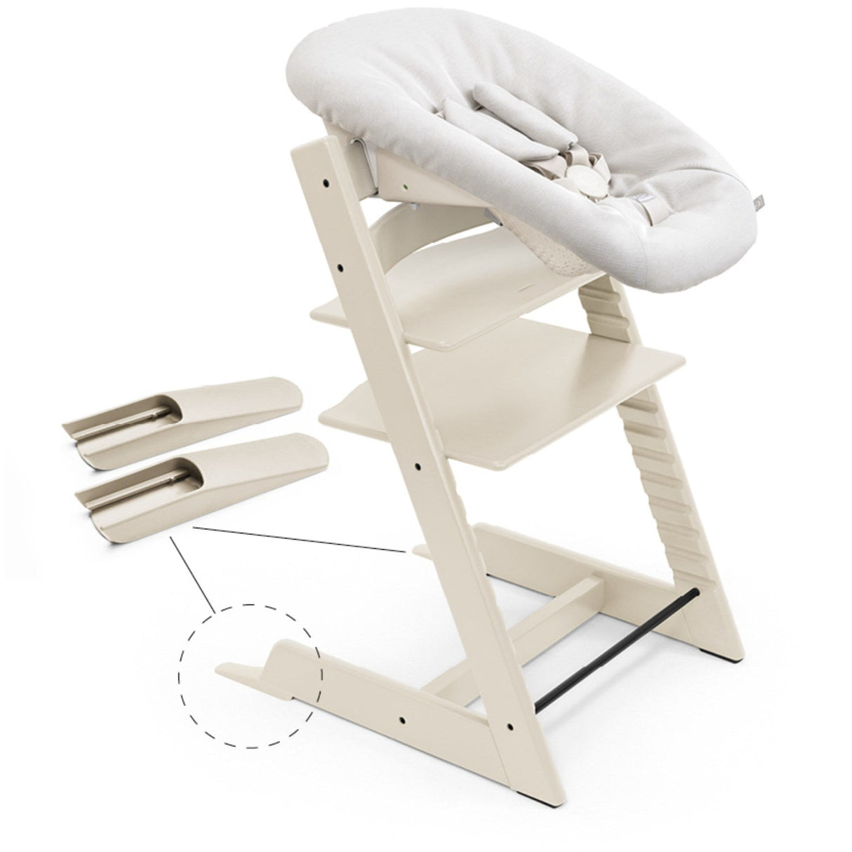 Stokke® Vanilla White Tripp Trapp® Newborn Sæt