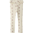 Lil'Atelier Turtledove Bow Nmfgavo Efi Slim Leggings Lil Noos