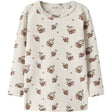 Lil'Atelier Turtledove Apples Nmfgayo Sig Ls Slim Top Lil