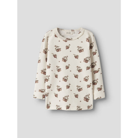 Lil'Atelier Turtledove Apples Nmfgayo Sig Ls Slim Top Lil