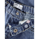Name It Medium Blue Denim Emb Nmfbella Barrel Emb Jeans 4870-Ov L