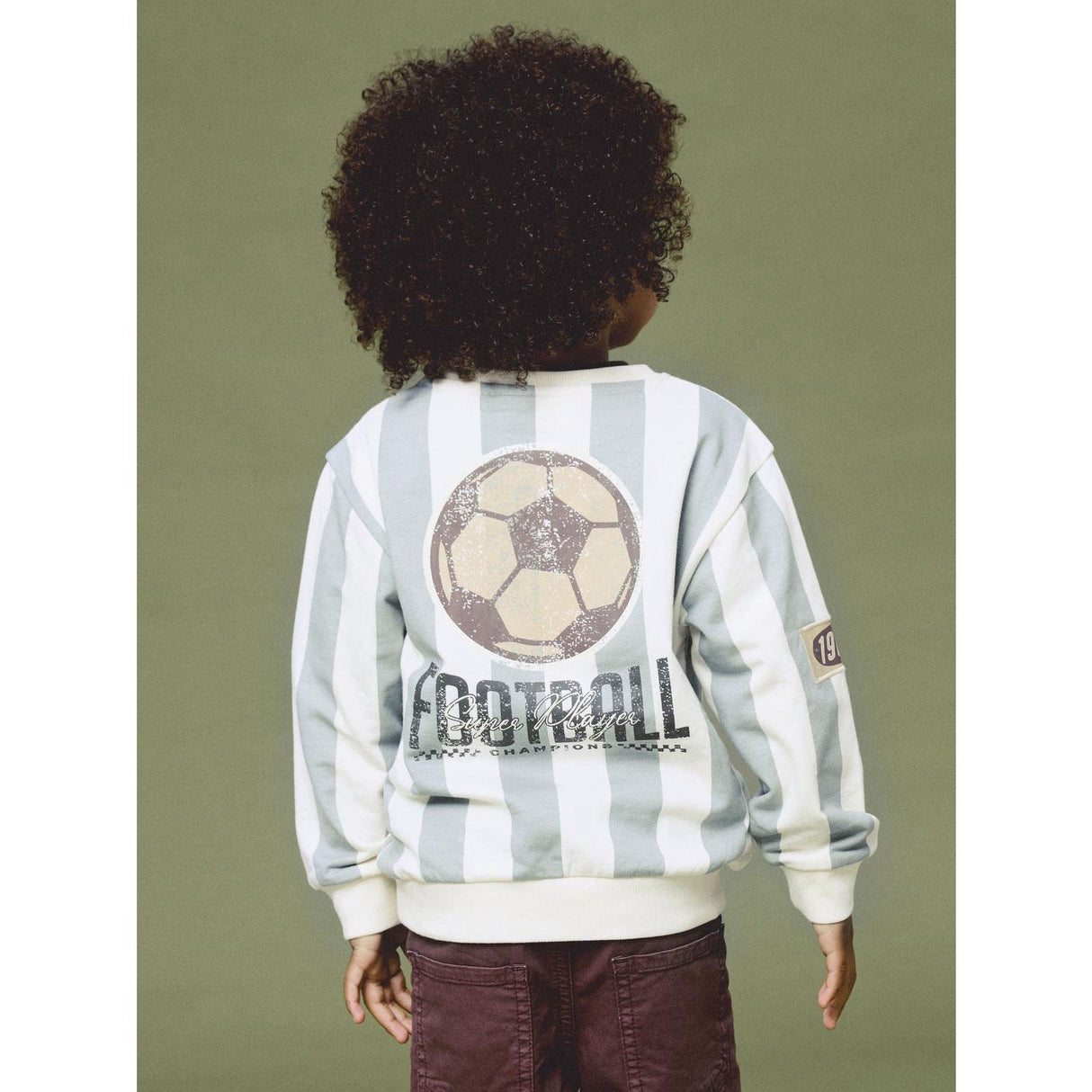 Name It Antique White Nmmlane Ls Nreg Sweat Bru