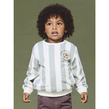 Name It Antique White Nmmlane Ls Nreg Sweat Bru