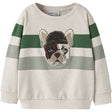 Name It Peyote Melange Nmmlei Ls Nreg Sweat Bru