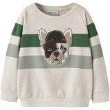 Name It Peyote Melange Nmmlei Ls Nreg Sweat Bru