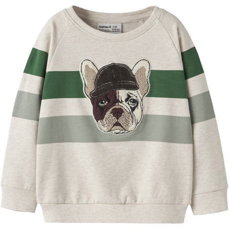 Name It Peyote Melange Nmmlei Ls Nreg Sweat Bru