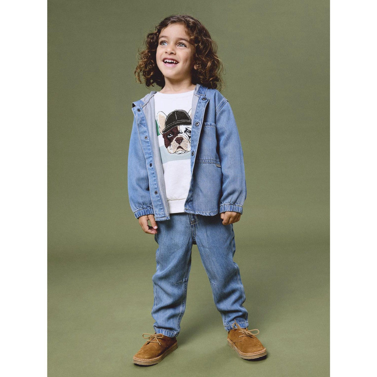 Name It Peyote Melange Nmmlei Ls Nreg Sweat Bru