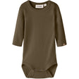 Lil'Atelier Teak Nbmgabo Hagesmæk Ls Slim Body Lil