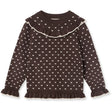 Fliink Coffee Bean / Sandshell Fame Contrast Bluse