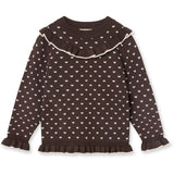Fliink Coffee Bean / Sandshell Fame Contrast Bluse