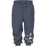 Name It Ombre Blue Tractors Pants Nmmvimo Nreg AOP Swe Bukser Bru