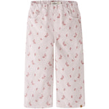 Lil'Atelier Hushed Violet Flower Emb Nmfnelly Cord Wide Bukser 1145-Hc Lil