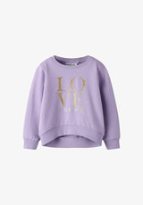 Name it - nmfpboppi sweat unb Lavendula "123"