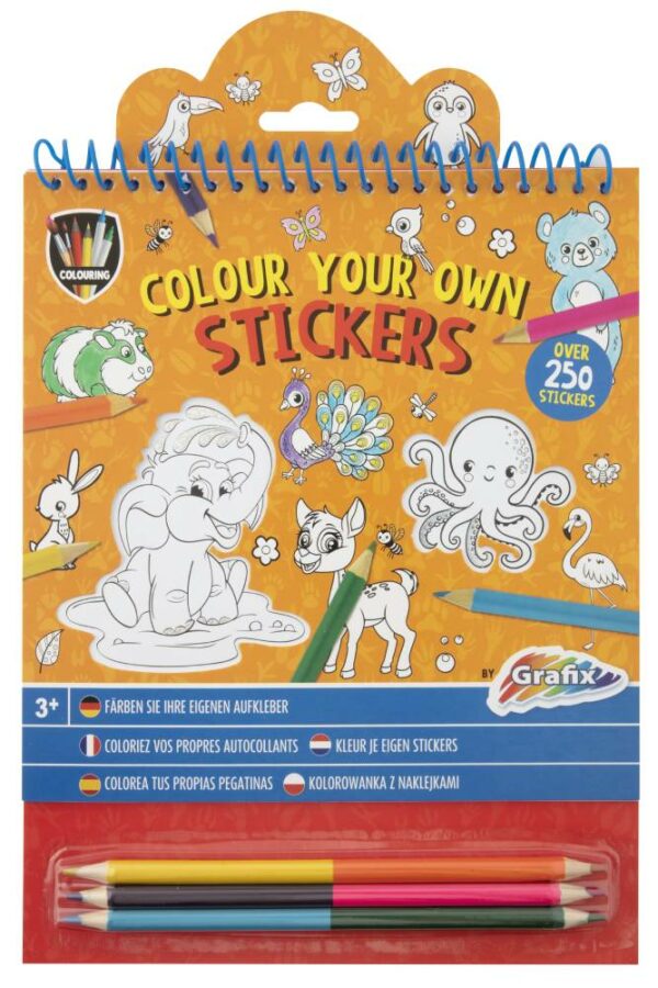 colour your own stickers