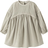 Lil'Atelier Moss Gray Nmfoleno Ls Loose Kjole Lil