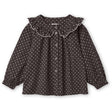 Fliink Coffee Bean Dot Dolly Dot Bluse