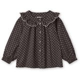 Fliink Coffee Bean Dot Dolly Dot Bluse