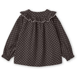 Fliink Coffee Bean Dot Dolly Dot Bluse