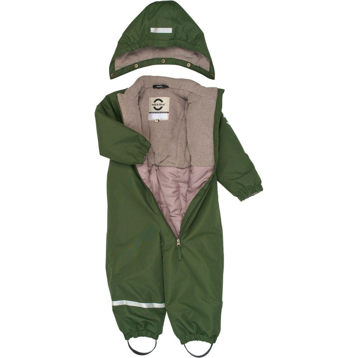 Mikk-Line Kombu Green Flyverdragt Solid
