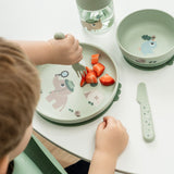 DonebyDeer Green Tiny Trails Foodie Spisesæt Med Kop
