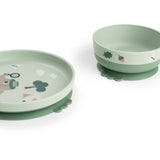 DonebyDeer Green Tiny Trails Foodie Spisesæt Med Kop