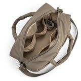 DonebyDeer Taupe Quiltet Pusletaske