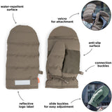 DonebyDeer Taupe Barnevognshandsker