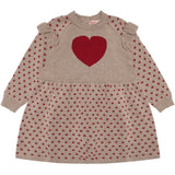 Hust & Claire Biscuit Strik Kjole Hearts
